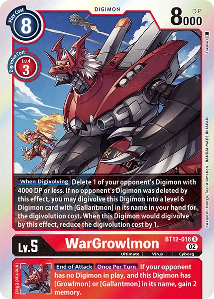 WarGrowlmon — Booster ACROSS TIME [BT12] BT12-016