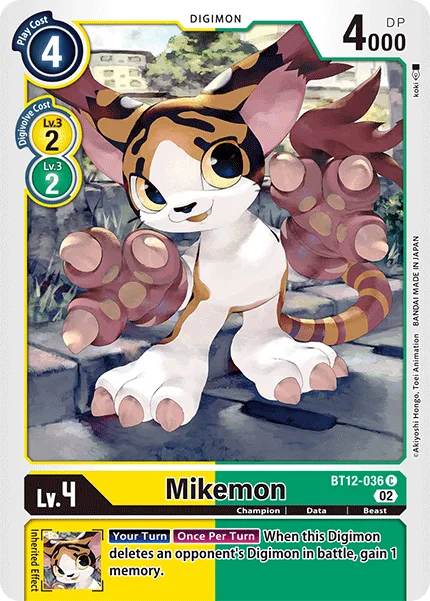 Mikemon — Booster ACROSS TIME [BT12] BT12-036