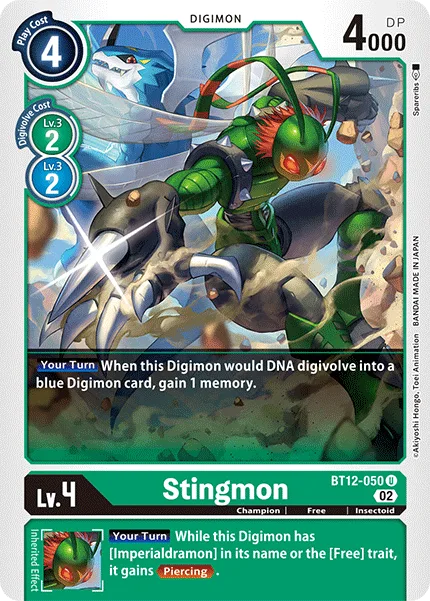 Stingmon — Booster ACROSS TIME [BT12] BT12-050