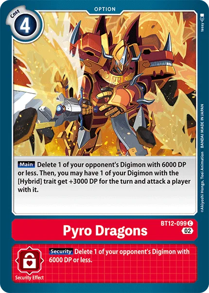 Pyro Dragons — Booster ACROSS TIME [BT12] BT12-099