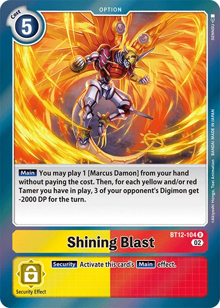 Shining Blast — Booster ACROSS TIME [BT12] BT12-104