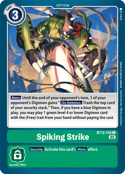 Spiking Strike — Booster ACROSS TIME [BT12] BT12-105
