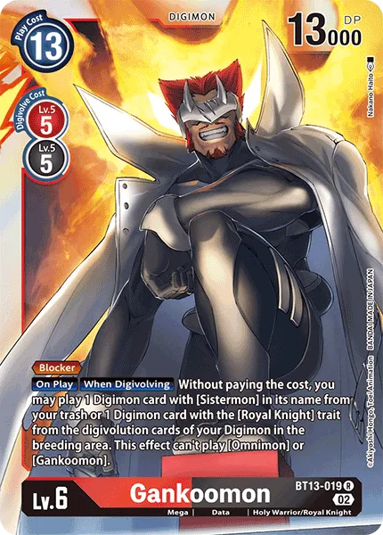 Gankoomon — Booster VERSUS ROYAL KNIGHTS [BT13] BT13-019