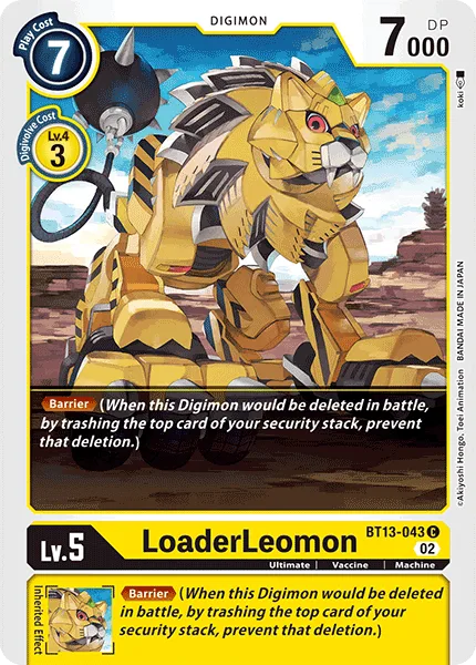 LoaderLeomon — Booster VERSUS ROYAL KNIGHTS [BT13] BT13-043