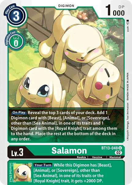 Salamon — Booster VERSUS ROYAL KNIGHTS [BT13] BT13-048