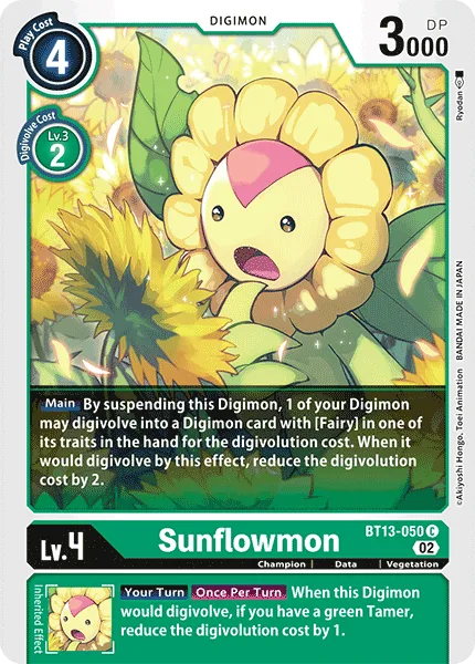 Sunflowmon — Booster VERSUS ROYAL KNIGHTS [BT13] BT13-050