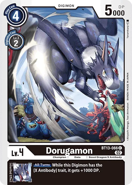 Dorugamon — Booster VERSUS ROYAL KNIGHTS [BT13] BT13-066