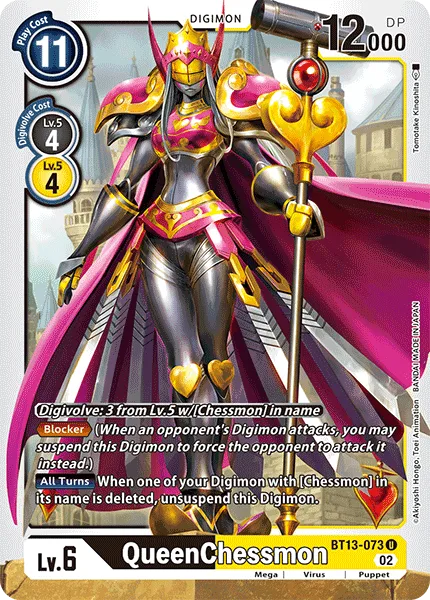 QueenChessmon — Booster VERSUS ROYAL KNIGHTS [BT13] BT13-073