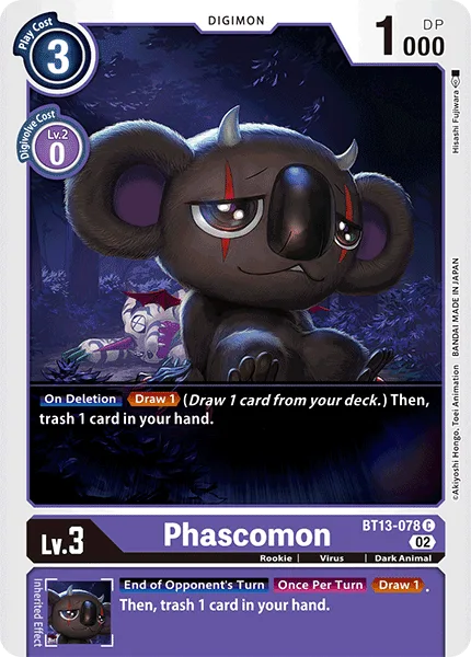 Phascomon — Booster VERSUS ROYAL KNIGHTS [BT13] BT13-078
