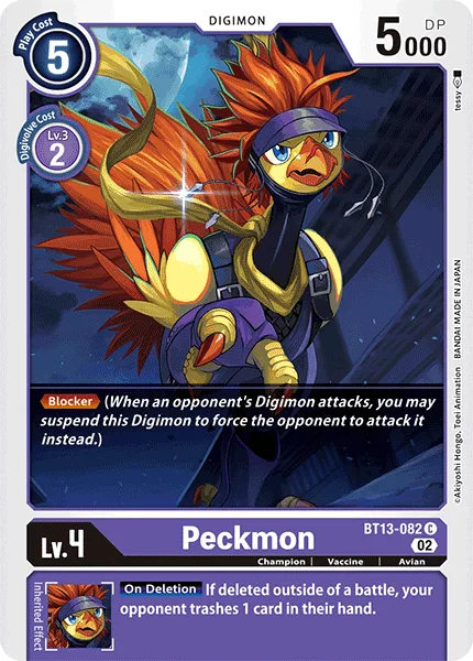 Peckmon — Booster VERSUS ROYAL KNIGHTS [BT13] BT13-082