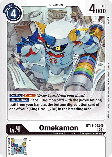 Omekamon — Booster VERSUS ROYAL KNIGHTS [BT13] BT13-093
