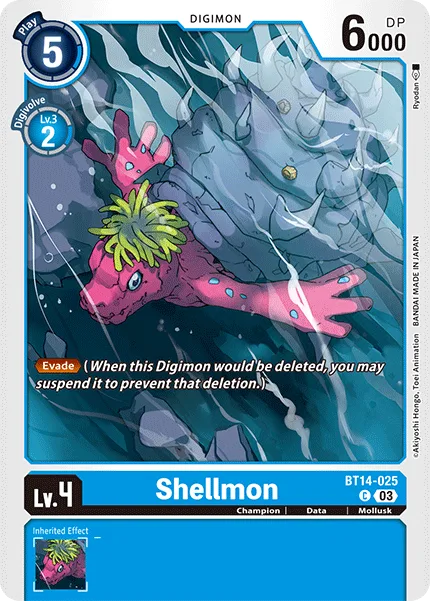 Shellmon — Booster BLAST ACE [BT14] BT14-025