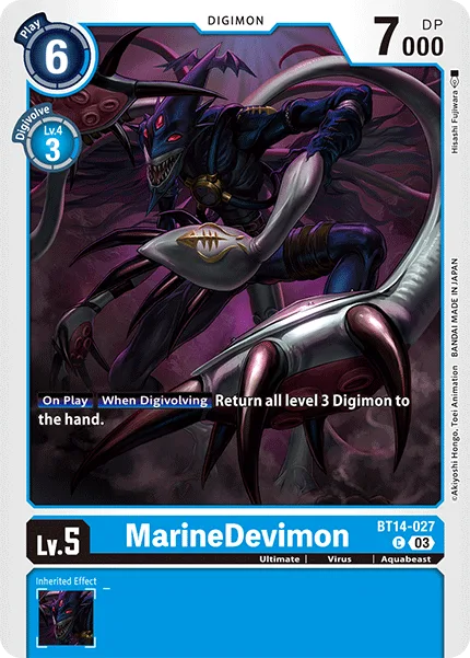 MarineDevimon — Booster BLAST ACE [BT14] BT14-027