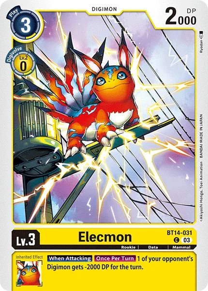 Elecmon — Booster BLAST ACE [BT14] BT14-031
