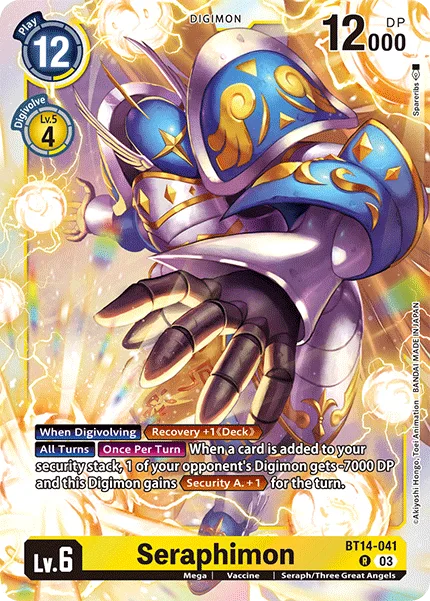 Seraphimon — Booster BLAST ACE [BT14] BT14-041