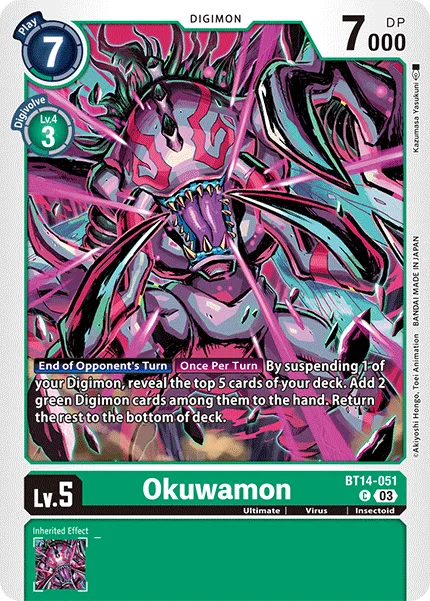 Okuwamon — Booster BLAST ACE [BT14] BT14-051