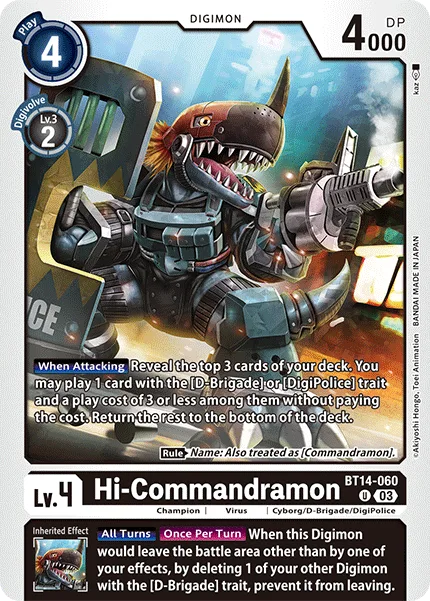 Hi-Commandramon — Booster BLAST ACE [BT14] BT14-060