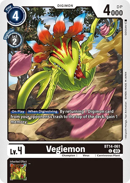 Vegiemon — Booster BLAST ACE [BT14] BT14-061