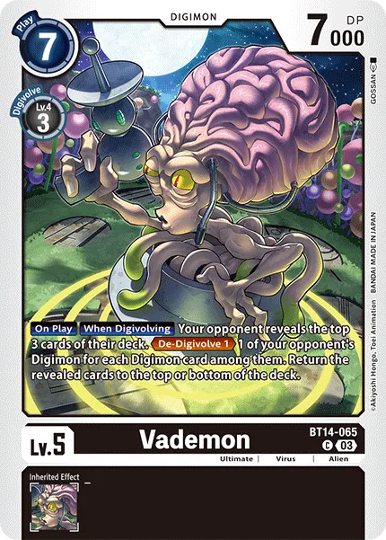 Vademon — Booster BLAST ACE [BT14] BT14-065