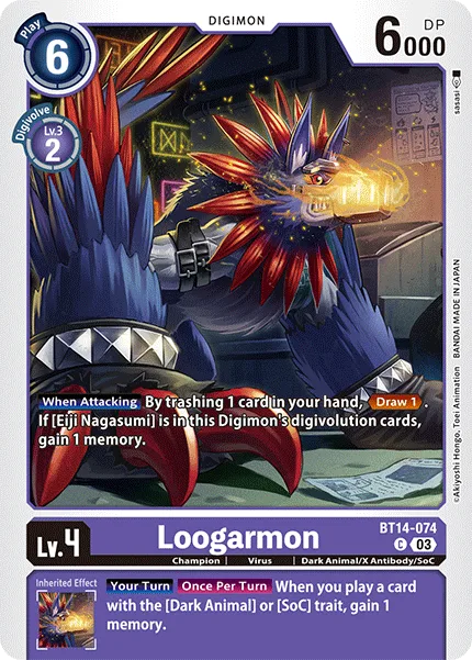 Loogarmon — Booster BLAST ACE [BT14] BT14-074