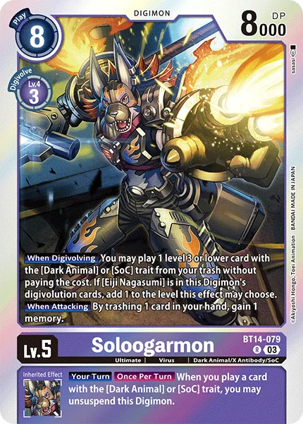 Soloogarmon — Booster BLAST ACE [BT14] BT14-079