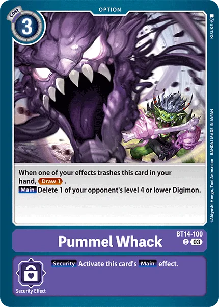 Pummel Whack — Booster BLAST ACE [BT14] BT14-100