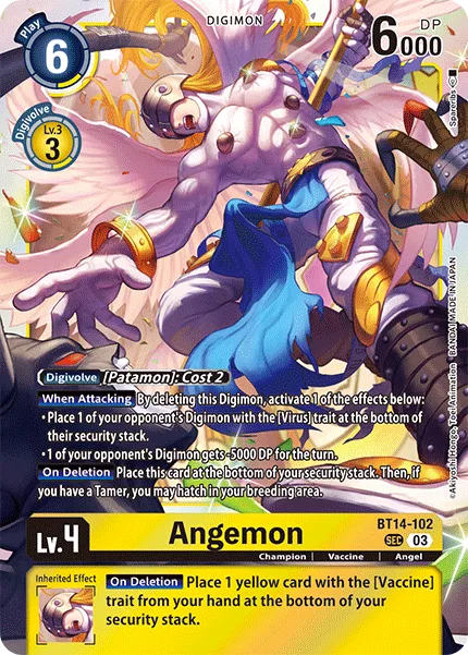 Angemon — Booster BLAST ACE [BT14] BT14-102