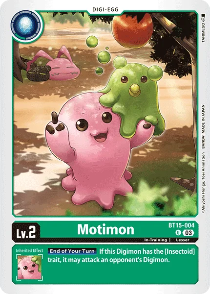 Motimon — Booster EXCEED APOCALYPSE [BT15] BT15-004