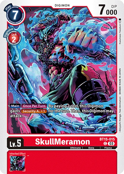 SkullMeramon — Booster EXCEED APOCALYPSE [BT15] BT15-015
