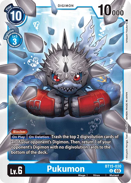 Pukumon — Booster EXCEED APOCALYPSE [BT15] BT15-030