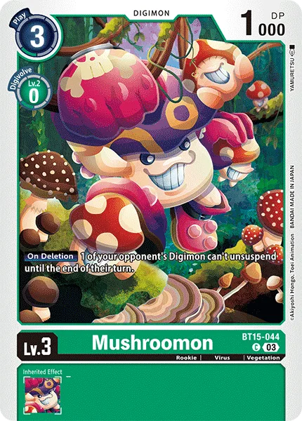 Mushroomon — Booster EXCEED APOCALYPSE [BT15] BT15-044