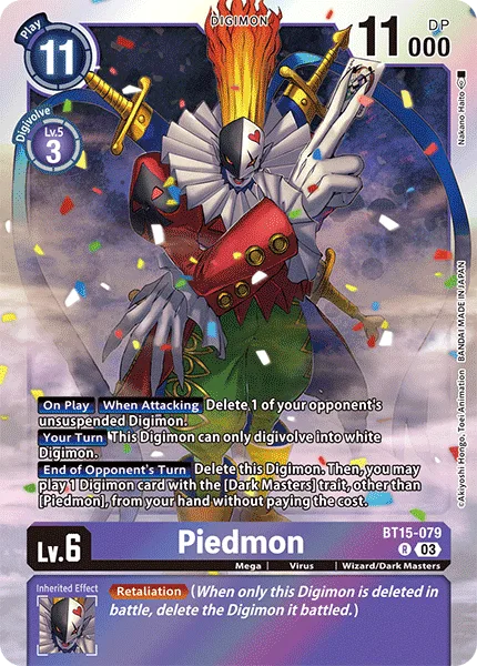 Piedmon — Booster EXCEED APOCALYPSE [BT15] BT15-079