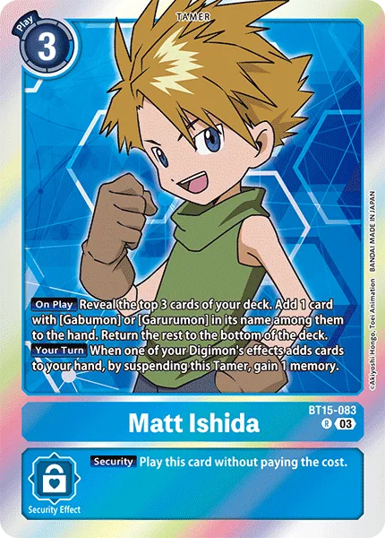 Matt Ishida — Booster EXCEED APOCALYPSE [BT15] BT15-083