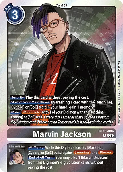 Marvin Jackson — Booster EXCEED APOCALYPSE [BT15] BT15-086