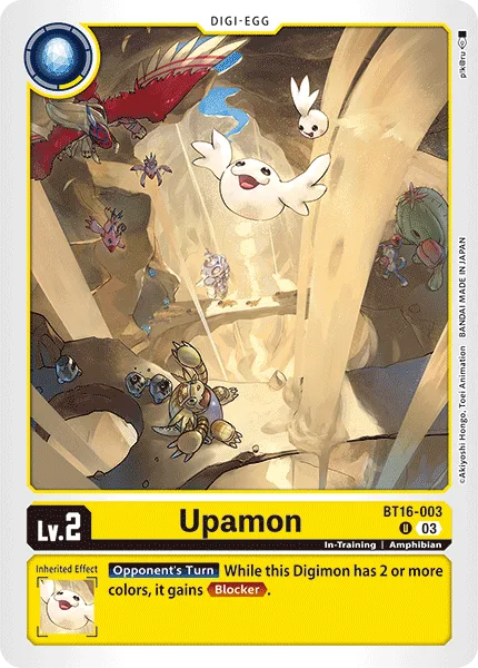 Upamon — Booster BEGINNING OBSERVER [BT16] BT16-003