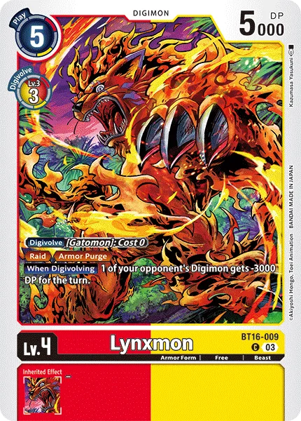 Lynxmon — Booster BEGINNING OBSERVER [BT16] BT16-009