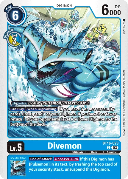 Divemon — Booster BEGINNING OBSERVER [BT16] BT16-023