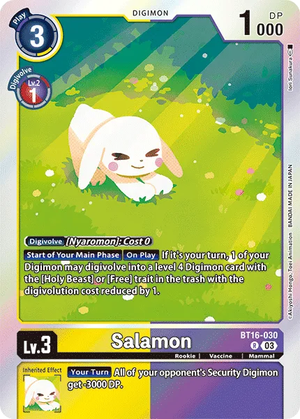 Salamon — Booster BEGINNING OBSERVER [BT16] BT16-030