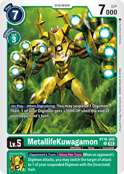 MetallifeKuwagamon — Booster BEGINNING OBSERVER [BT16] BT16-045