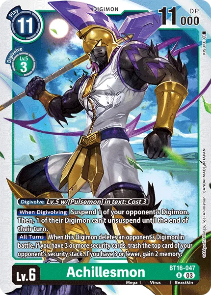 Achillesmon — Booster BEGINNING OBSERVER [BT16] BT16-047