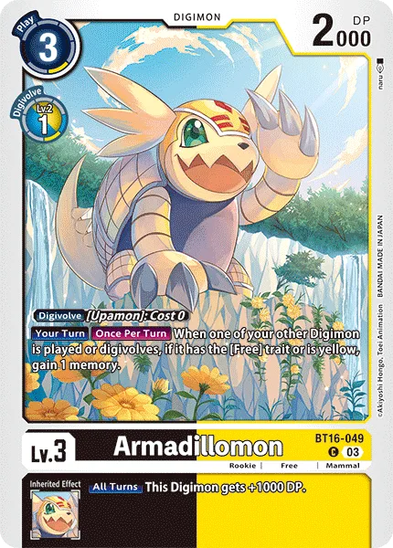 Armadillomon — Booster BEGINNING OBSERVER [BT16] BT16-049