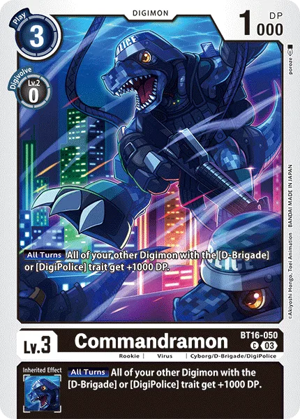 Commandramon — Booster BEGINNING OBSERVER [BT16] BT16-050