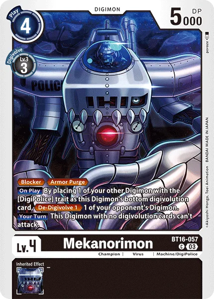 Mekanorimon — Booster BEGINNING OBSERVER [BT16] BT16-057