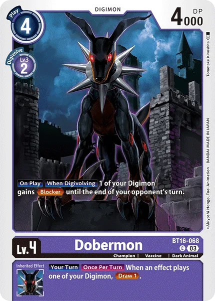 Dobermon — Booster BEGINNING OBSERVER [BT16] BT16-068