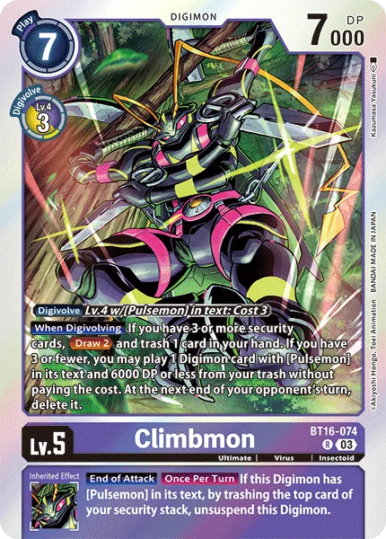 Climbmon — Booster BEGINNING OBSERVER [BT16] BT16-074