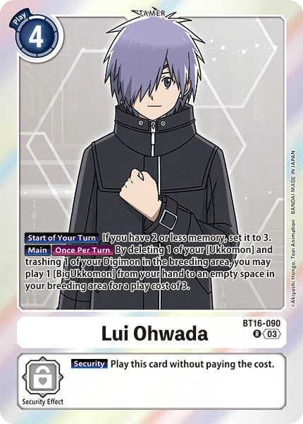 Lui Ohwada — Booster BEGINNING OBSERVER [BT16] BT16-090