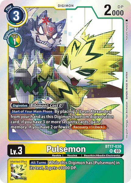 Pulsemon — Booster SECRET CRISIS [BT17] BT17-030
