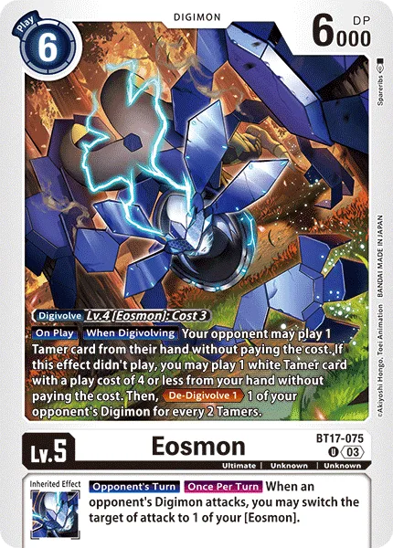 Eosmon — Booster SECRET CRISIS [BT17] BT17-075