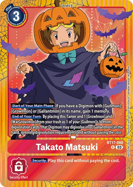 Takato Matsuki — Store Events BT17-080