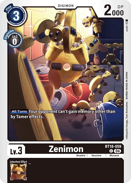 Zenimon — SPECIAL BOOSTER Ver.2.0 [BT18-19] BT18-059